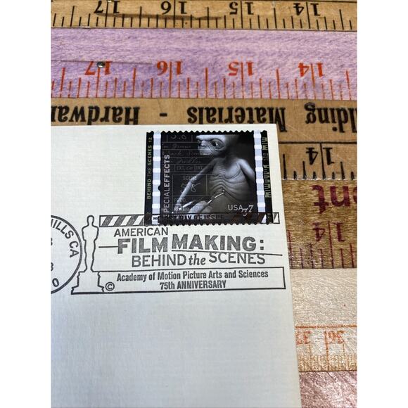 FILMMAKING Cinematography Makeup SPECIAL EFFECTS ET Munsters FIRST ISSUE Stamp - Picture 6 of 11
